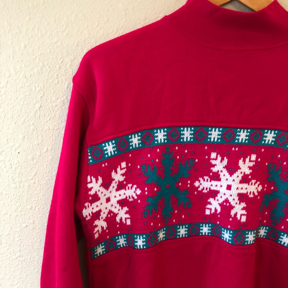 VINTAGE Snowflake Sweatshirt